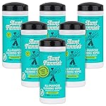 Aunt Fannie\'s Natural Cleaning Vinegar Wipes, Multipurpose Surface Cleaner, Eucalyptus Scent, 35 Count (Pack of 6)