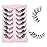 Cat Eye Lashes Wispy Mink Lashes Yasnai 18mm False Eyelashes Strips Lashes Fake Lashes Natural Eyelashes 7 Pairs Pack
