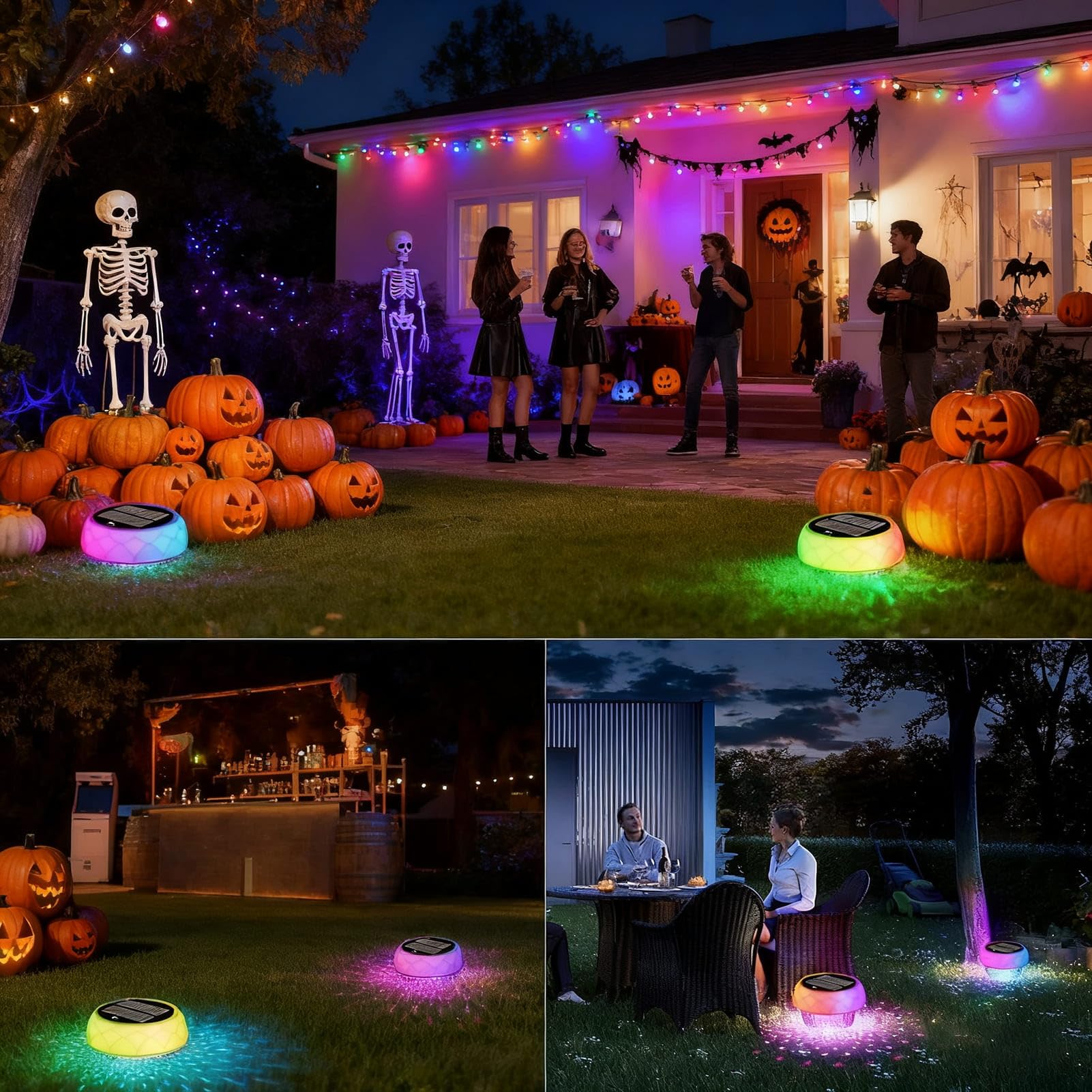 yowin Solar Pond Lights, Floating Hot Tub Lights with Remote - Image 2