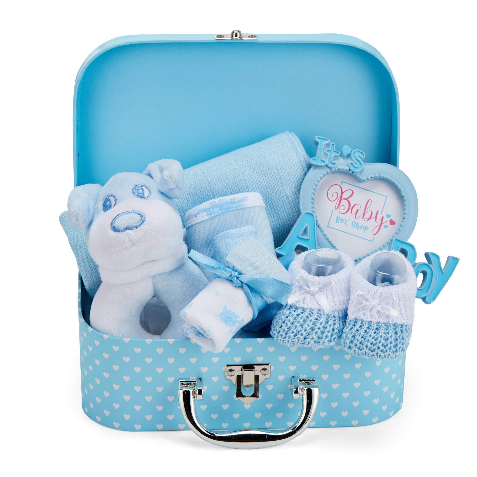 Bavaglino Neonato Happy Birthday - 'I'm Best Mummy' - Body Regalo Per Bambino E Bambina - 100% Cotone Morbido, Colore Blu
