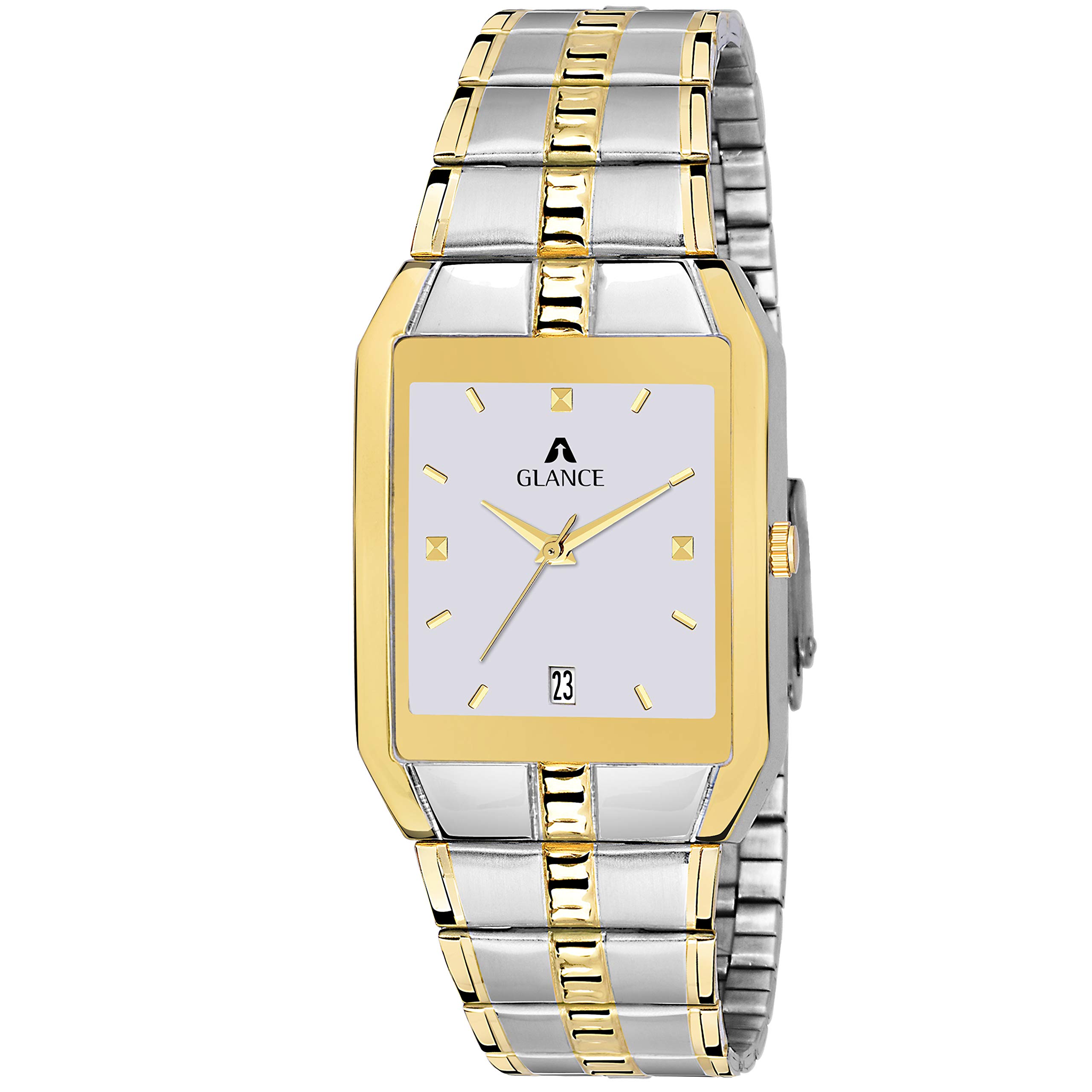 Aglance 9151bm01 White Dial Mens Watch Wrist Watch Strap Analogue Wrist Watch for Women and Girls (B07Y62Y2D5) Amazon Price History, Amazon Price Tracker