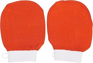 فوميز. قفازات استحمام من 4 قطع، قفازات استحمام وقفازات استحمام وقفازات تدليك للجسم واسفنجات تنظيف واسفنجات استحمام للاستحمام وتقشير الجسم وفرشاة الجسم والسفر