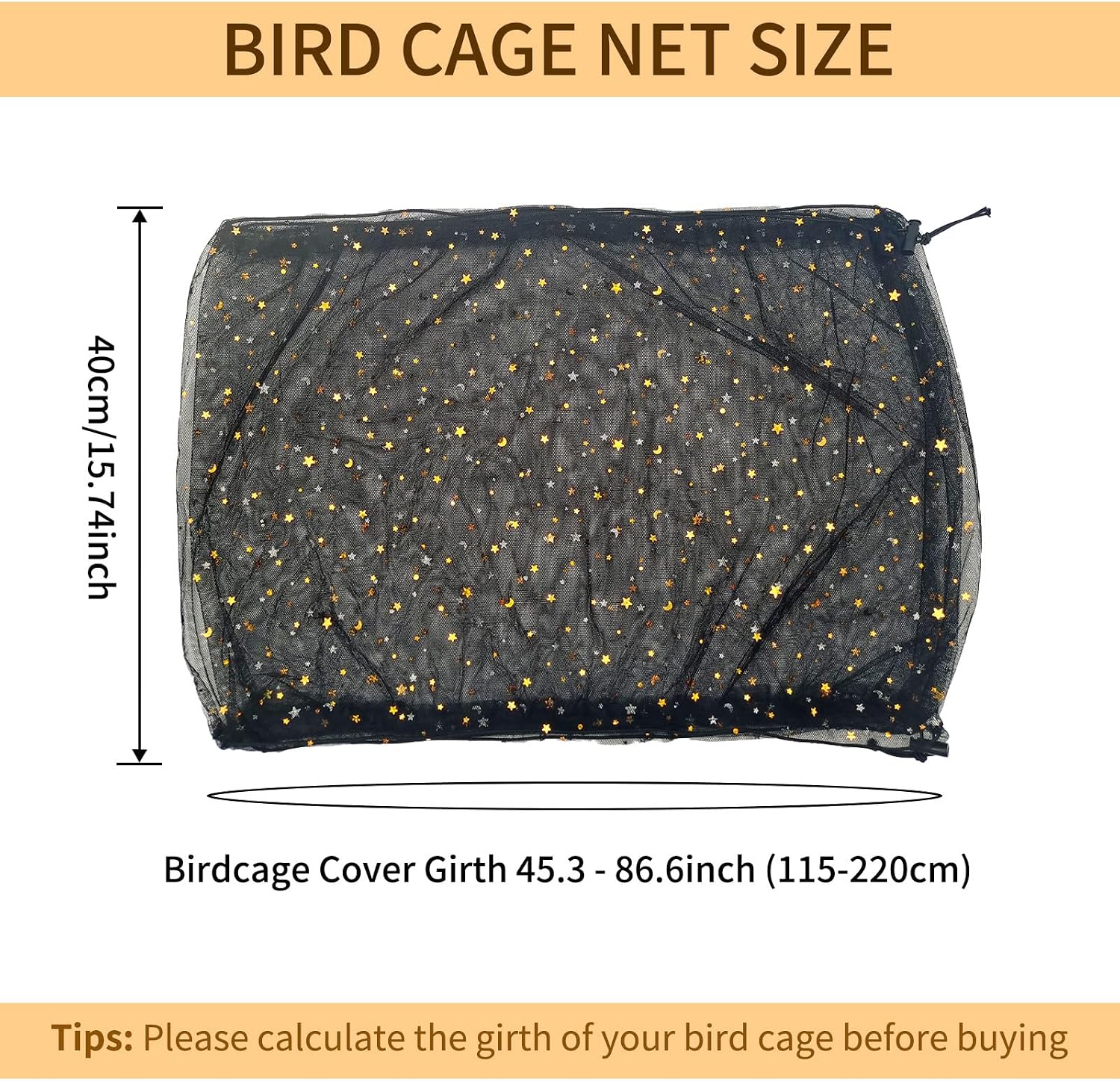 4-Piece Bird Cage Seed Catcher Guard - Transparent PVC Anti-Scatter Panels For Parrots, Parakeets, Macaws (Mess-Free Solution)