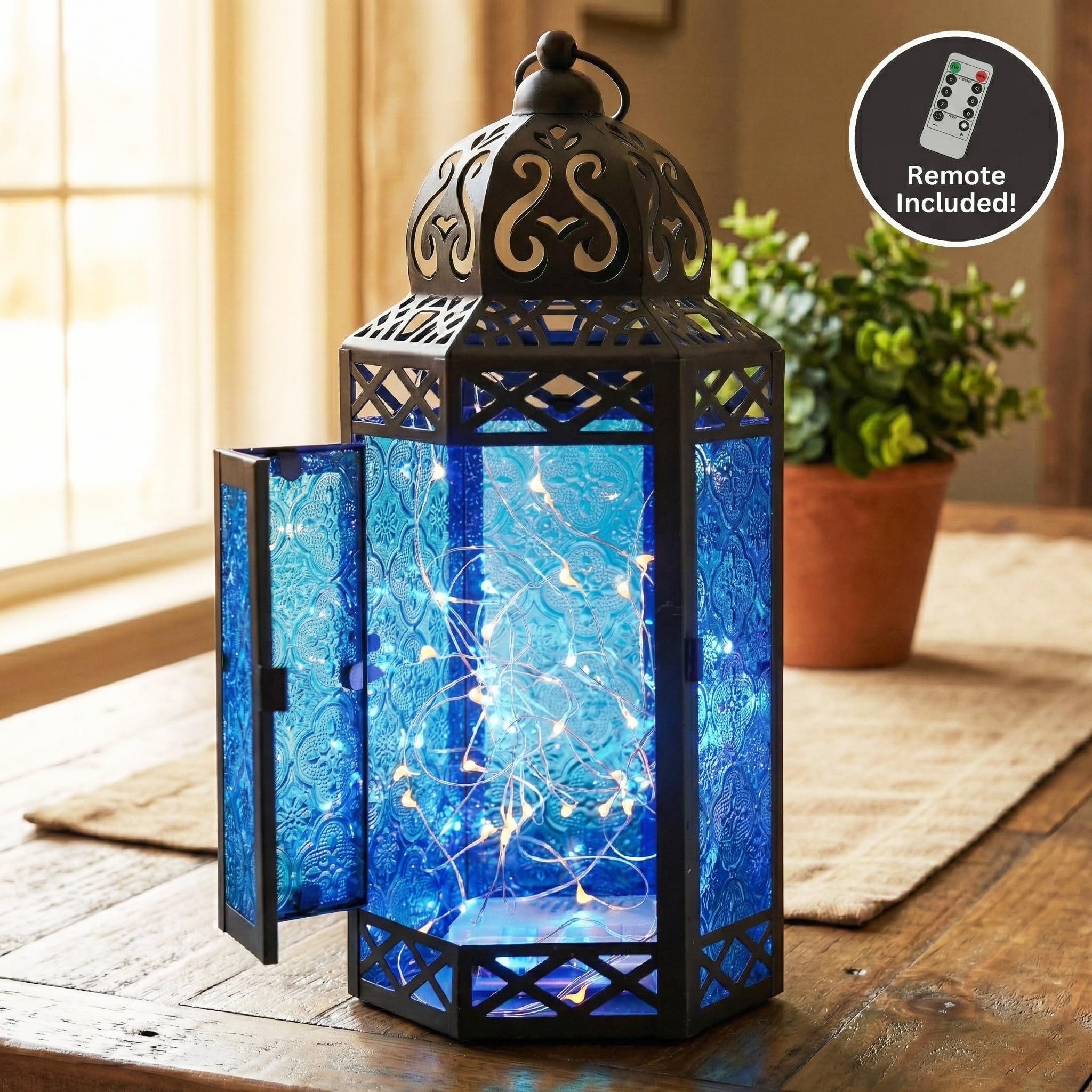 Farolillos Vela Lanterns de estilo marroquí