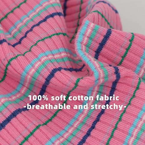 Miniatura 4 de LOPHIPETS Chaleco 100% algodón acanalado para perros pequeños, taza de té, chihuahua, Yorkie, cachorro, camiseta sin mangas, color rosa, XS