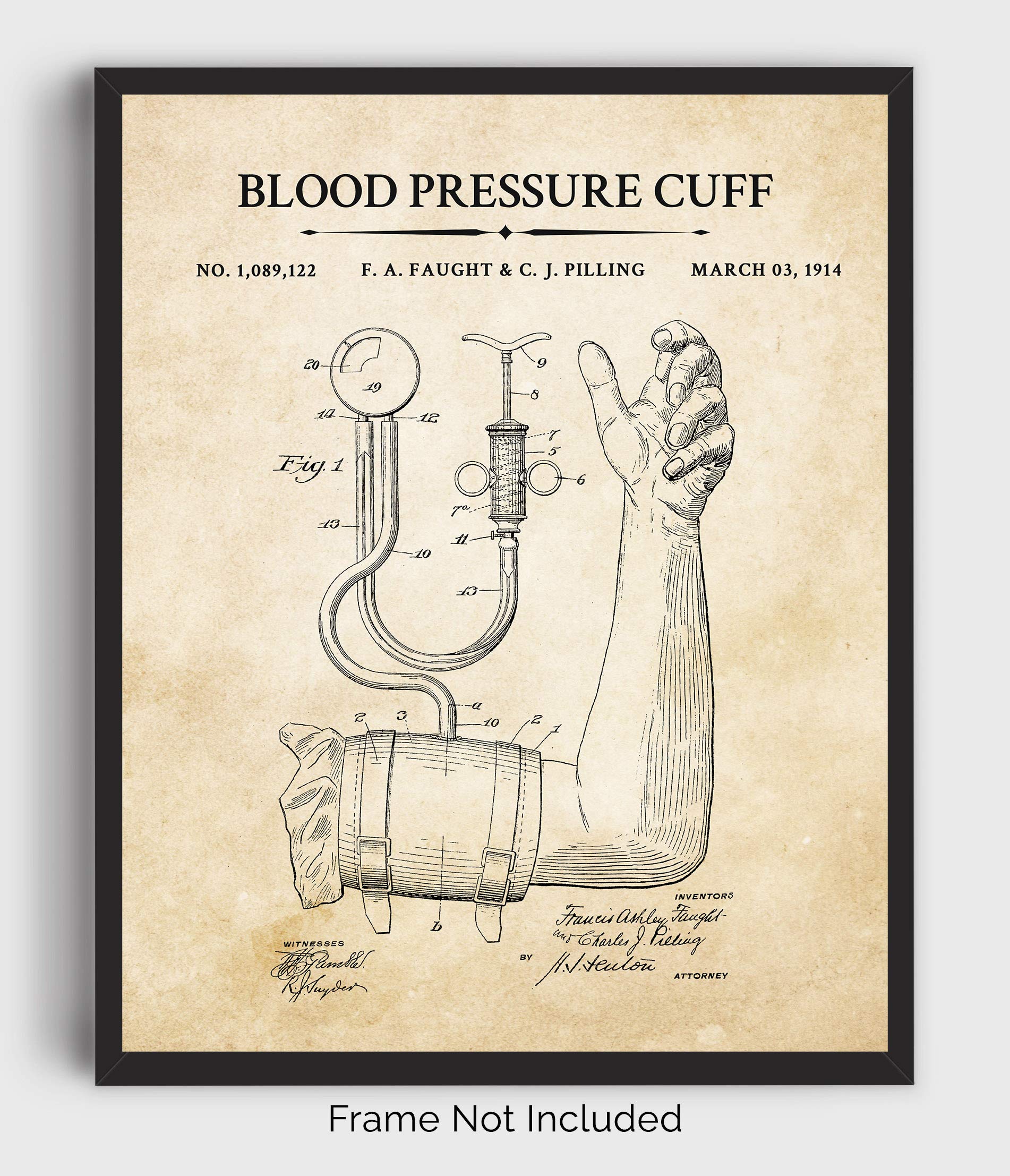 Amazon.com: Vintage Medical Equipment Patent Wall Art Prints - Set