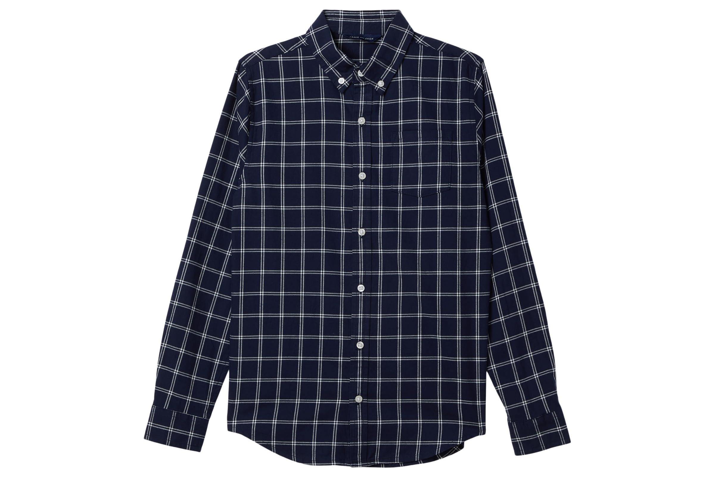 Мужская рубашка Janie and Jack Tattersall Plaid Woven Top (Toddler/Little Kids/Big Kids)