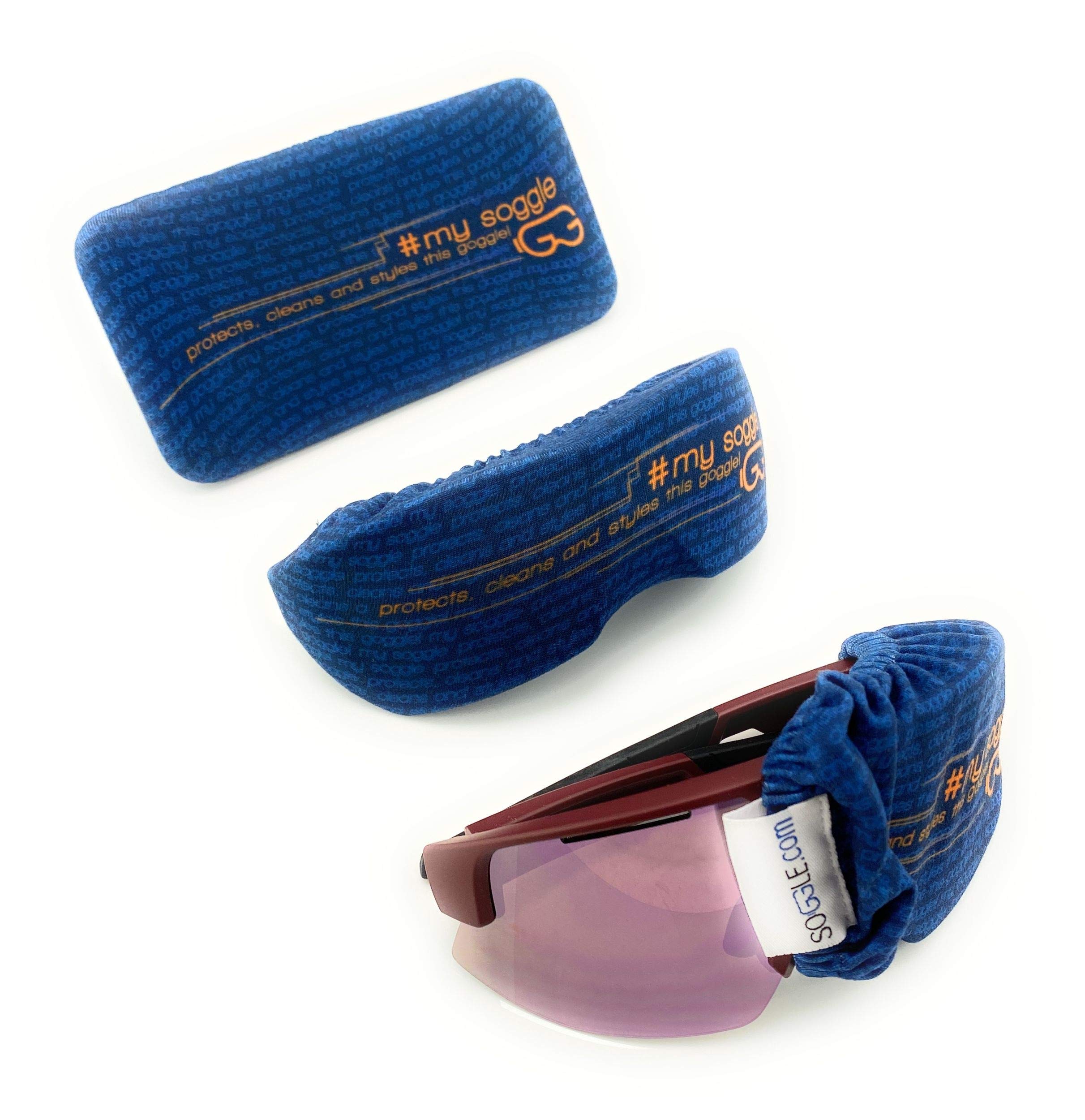 SOGGLE Mini lunettes de protection pour lunettes de sport - Couleur : sunrise