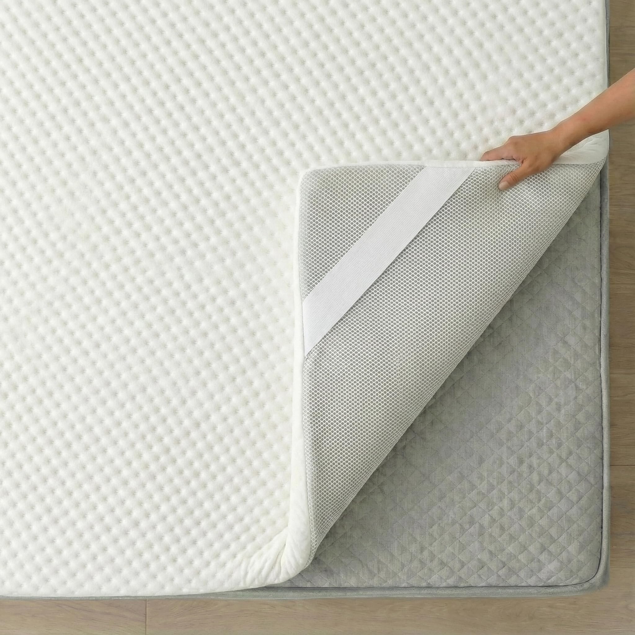 Topper Singolo 105x180 cm | Alto 7 cm | Topper Memory Foam | Allevia Pressione & Riduce Dolori alla Schiena | Fodera Traspirante Sfoderabile e Lavabile | Antiscivolo | CertiPUR | Made in Spain