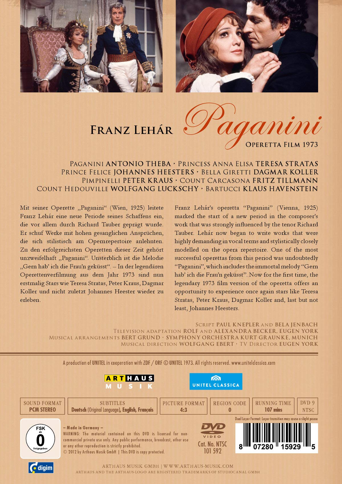 Franz Lehár - Paganini
