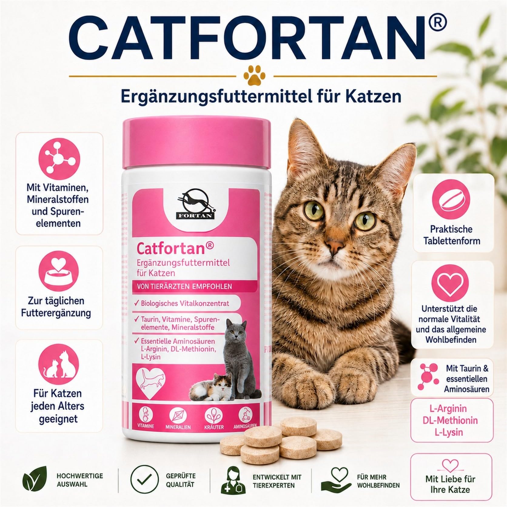 Catfortan® Ergänzungsfuttermittel für Katzen