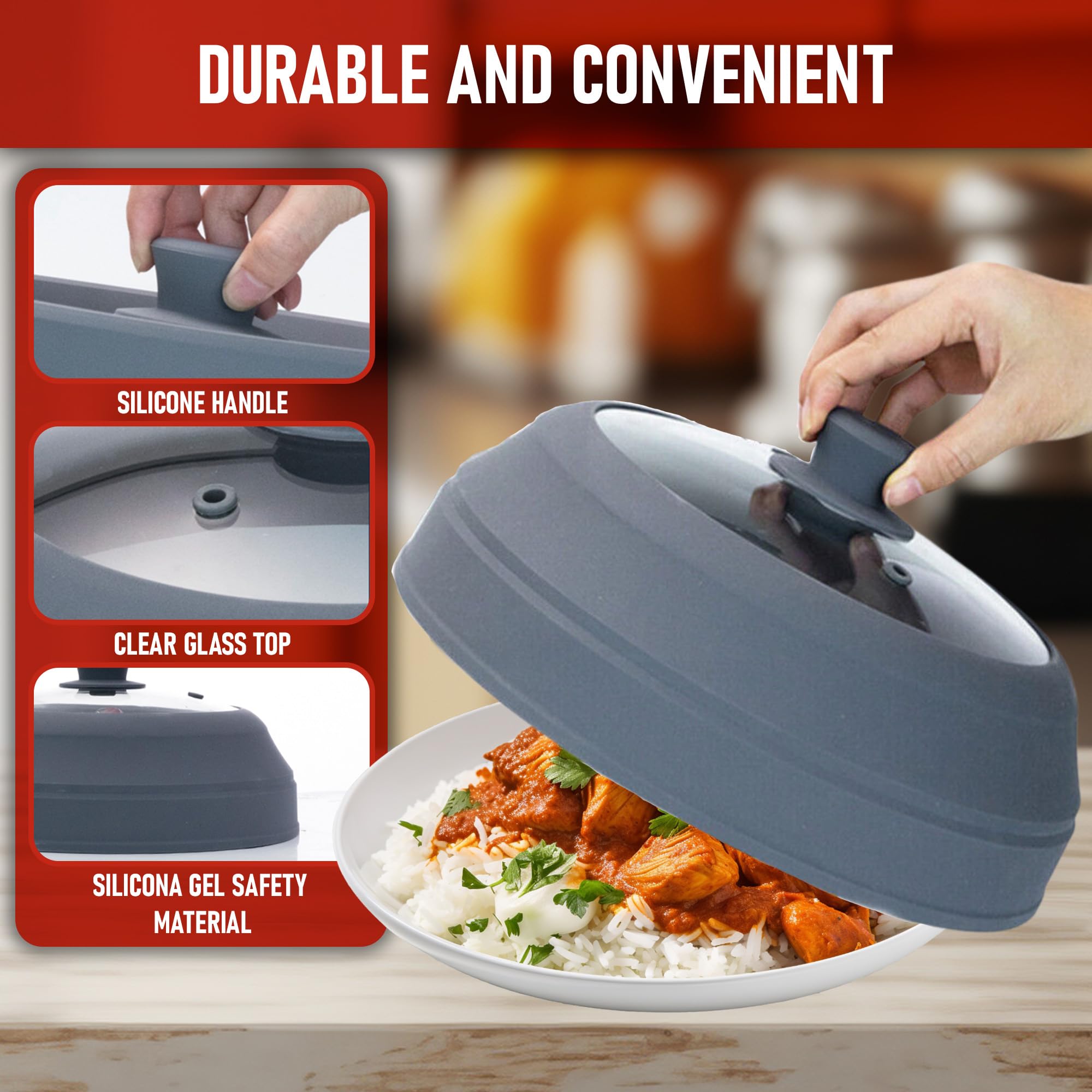 Buy 1pcs Spill-proof Lid Lifter For Soup Pot Kitchen Tools Lid Stand Silicone Heat Resistant Holder Keep The Lid Open Kitchen Tools At Affordable Prices - Free Shipping, Real Reviews With Photos