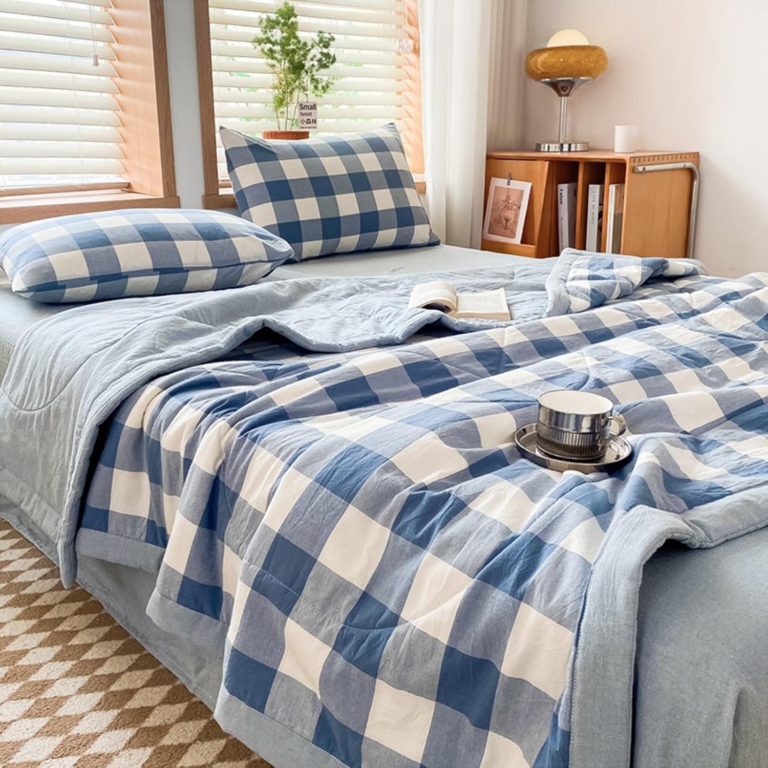 Summer Duvet, Thin and Light Summer Duvet, Lightweight Microfibre Duvet, Soft Blanket, Thin and Light Summer Quilt (Colour: H, Size : 150 x 200 cm)