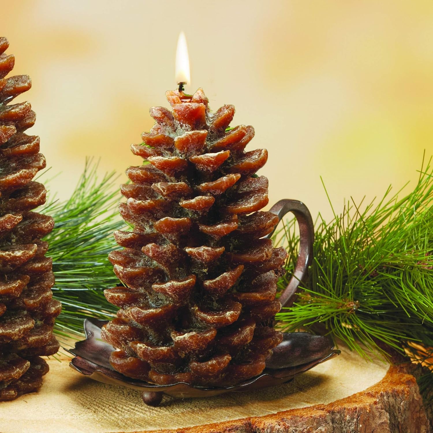 CC Home Furnishings Pack of 6 Unique Pine Cone Shaped