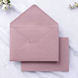 Paquete De 50 Sobres De Color, Sobres De 5 X 7 Pulgadas, Sobres A7 Para Invitaciones, Sobres De Invitación Imprimibles Para Bodas, Invitaciones, Fotos, Postales, Tarjetas De Felicitación, Correo