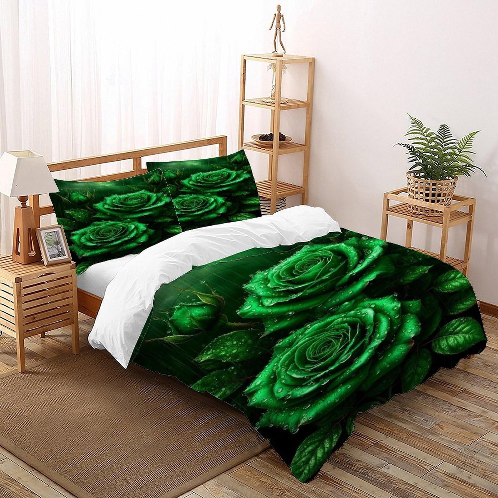 Housse de couette de qualité supérieure imprimé floral 200x200