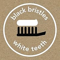 Vista 5 de Hello Cepillo de dientes de cerdas suaves con infusión de carbón, negro, sin BPA, vegano, mango a base de plantas, 1 unidad (paquete de 6)