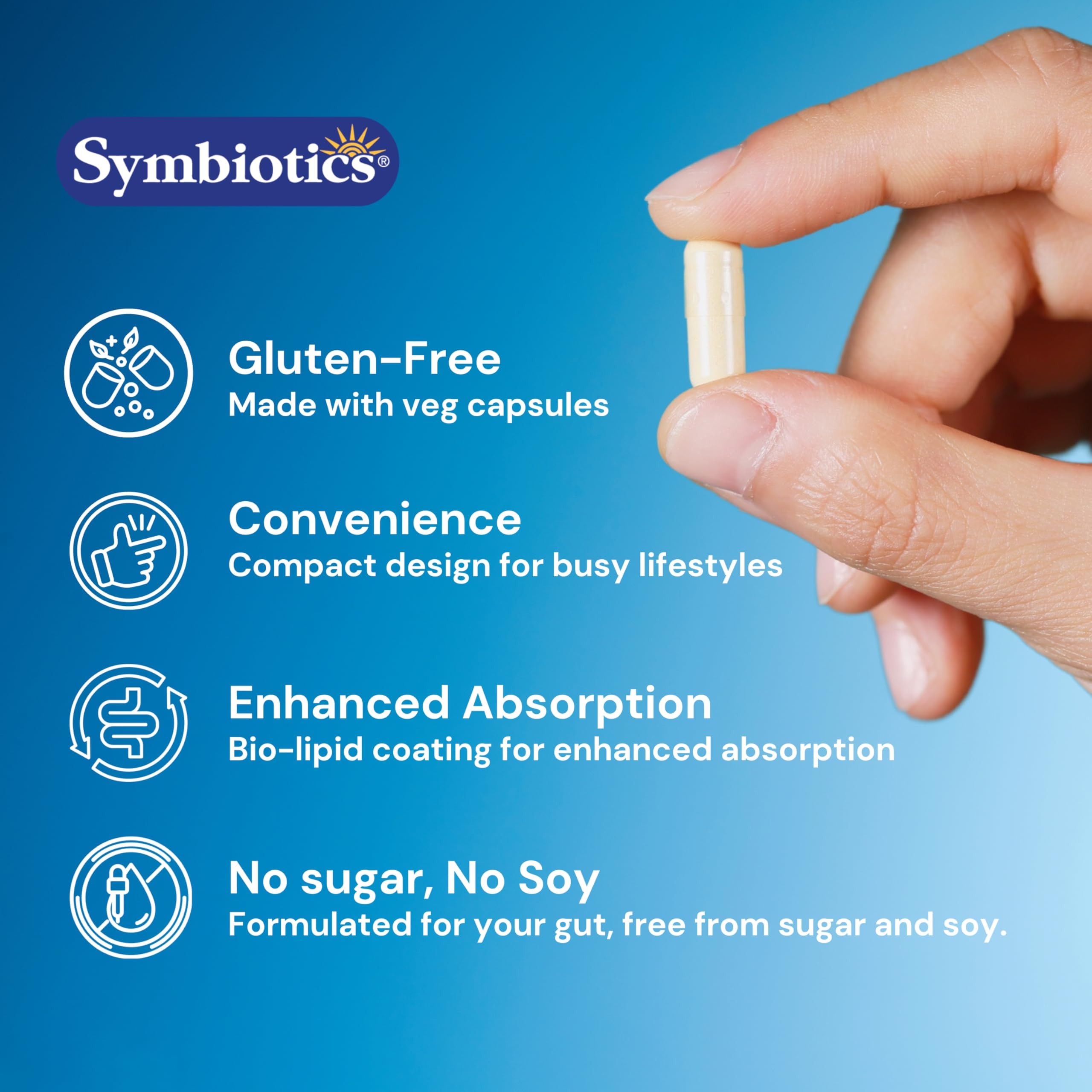 Symbiotics Colostrum Vegetable Capsules, 240 Count – with Lactoferrin and Naturally Occurring IgG – Gluten Free, RBST-Free - 240 — Amazon image 5
