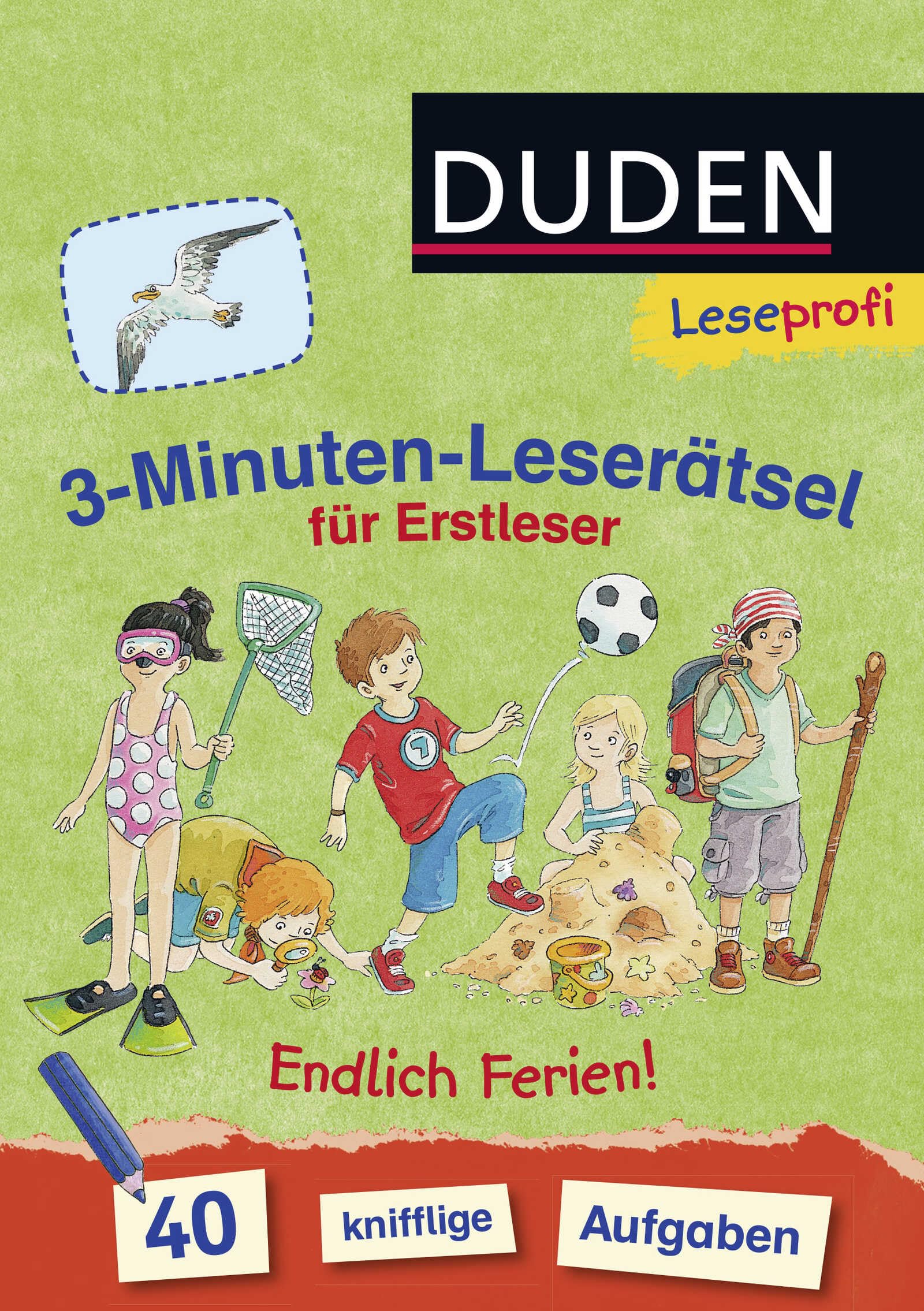 Leseprofi - 3-Minuten-Leserätsel für Erstleser: Endlich Ferien