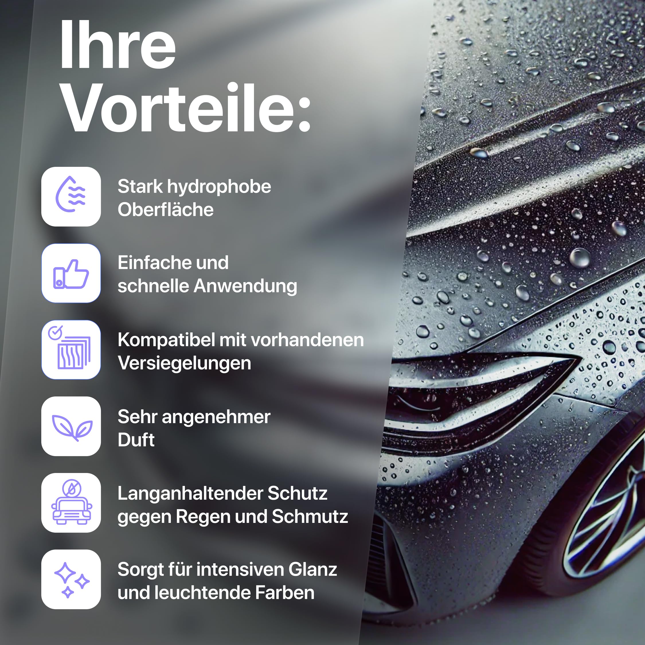 Element Sprühwachs Spray Wax 10L mit Abperleffekt | Synthetic Spray WAX | Autopflege für Glanz & Schutz | Sprühversiegelung | Schnellwachs Autowachs