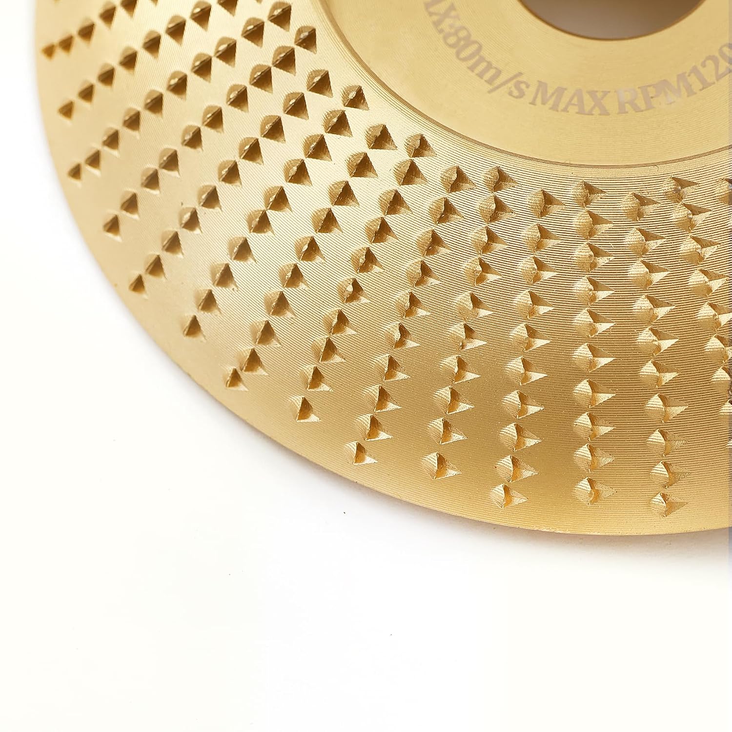 BGTEC Premium Wood Carving Disc Grinder Wheel Disc for Angle Grinder,3pcs 5" 125MM (Plane+Beveled+Arc) Stump Tool Grinding Wheel with 7/8"-5/8" Arbor for Cutting Shaping Grinding.