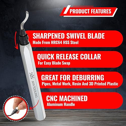 Miniatura 2 de AFA Herramienta de Descarga de Herramientas con Hoja  10 Cuchillas de Quitrabas Rotativas de Acero de Alta Velocidad