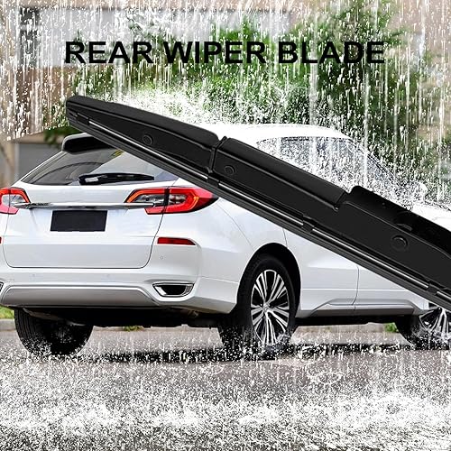 Miniatura 7 de Limpiaparabrisas trasero de 12.6 pulgadas, compatible con Honda CRV ventana trasera 2012 2013 2014 2015 2016 y más automóviles, repuesto de