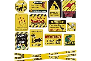 11.8 Inch Dinosaur Themed Party Wall Decor. Perfect for Boys; Kid; Birthday Party; Baby Shower