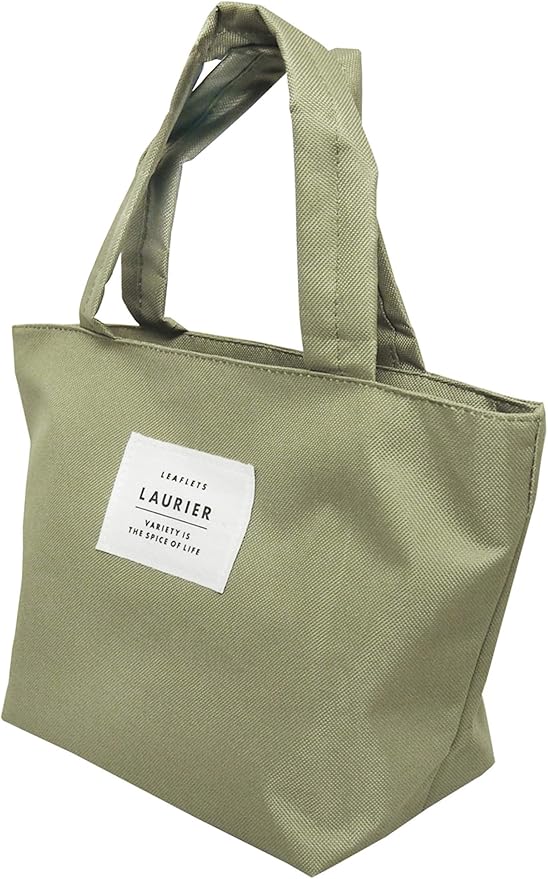 Amazon エルコミューン 保冷 ランチトート 保冷バッグ クーラーバッグ 小型 ランチバッグ お弁当 軽量 おしゃれ シンプル 北欧 オリーブ Clb 046 ランチバッグ ランチ巾着 ランチベルト オンライン通販