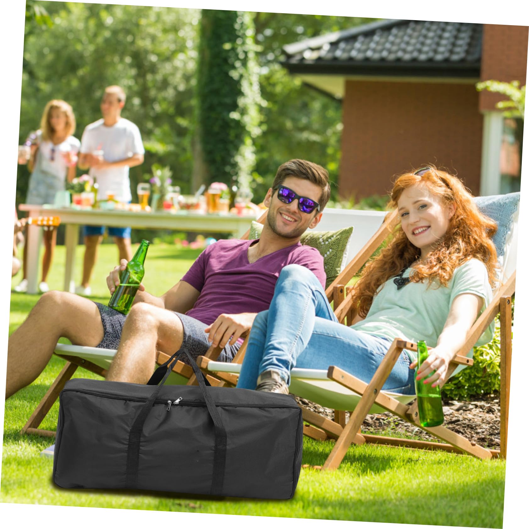 Borsa Porta Attrezzi Barbecue in Oxford Resistente, Leggera e Portatile