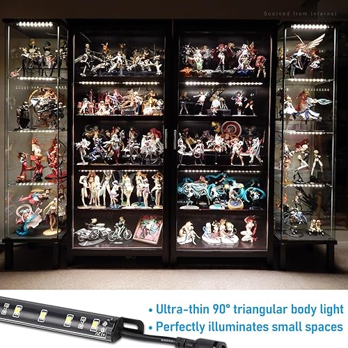 Miniatura 10 de TORCHSTAR Kit de iluminación LED segura 5CCT, regulable (6) barras de luz enlazables de 12 pulgadas, 3000 K3500 K4000 K4500 K5000 K seleccionables,