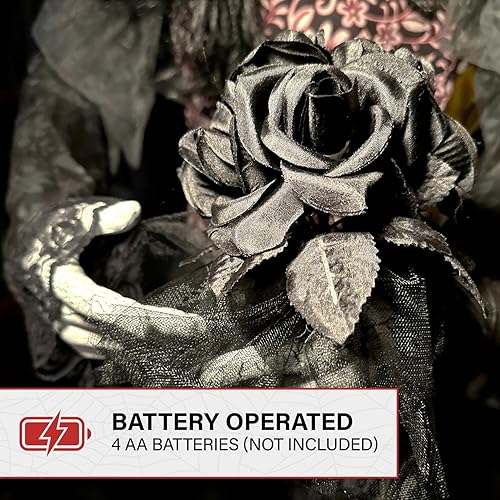 Miniatura 17 de Haunted Hill Farm Hartley The Sitting Scare Clown de Tekky, animatrónico de Halloween activado por movimiento para decoración de bromas de fiesta