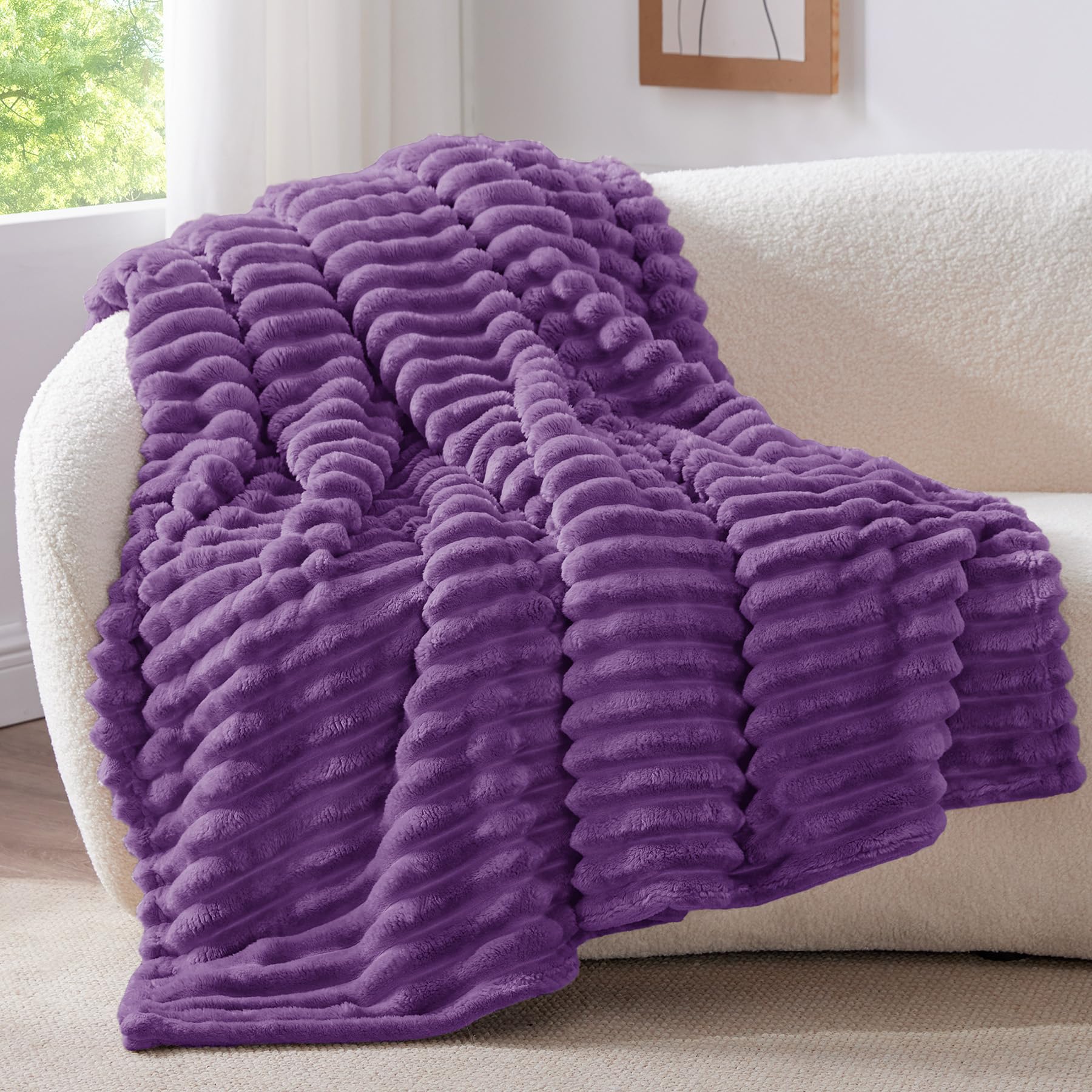 BEDELITE Kuscheldecke Flanell Cord Decke
