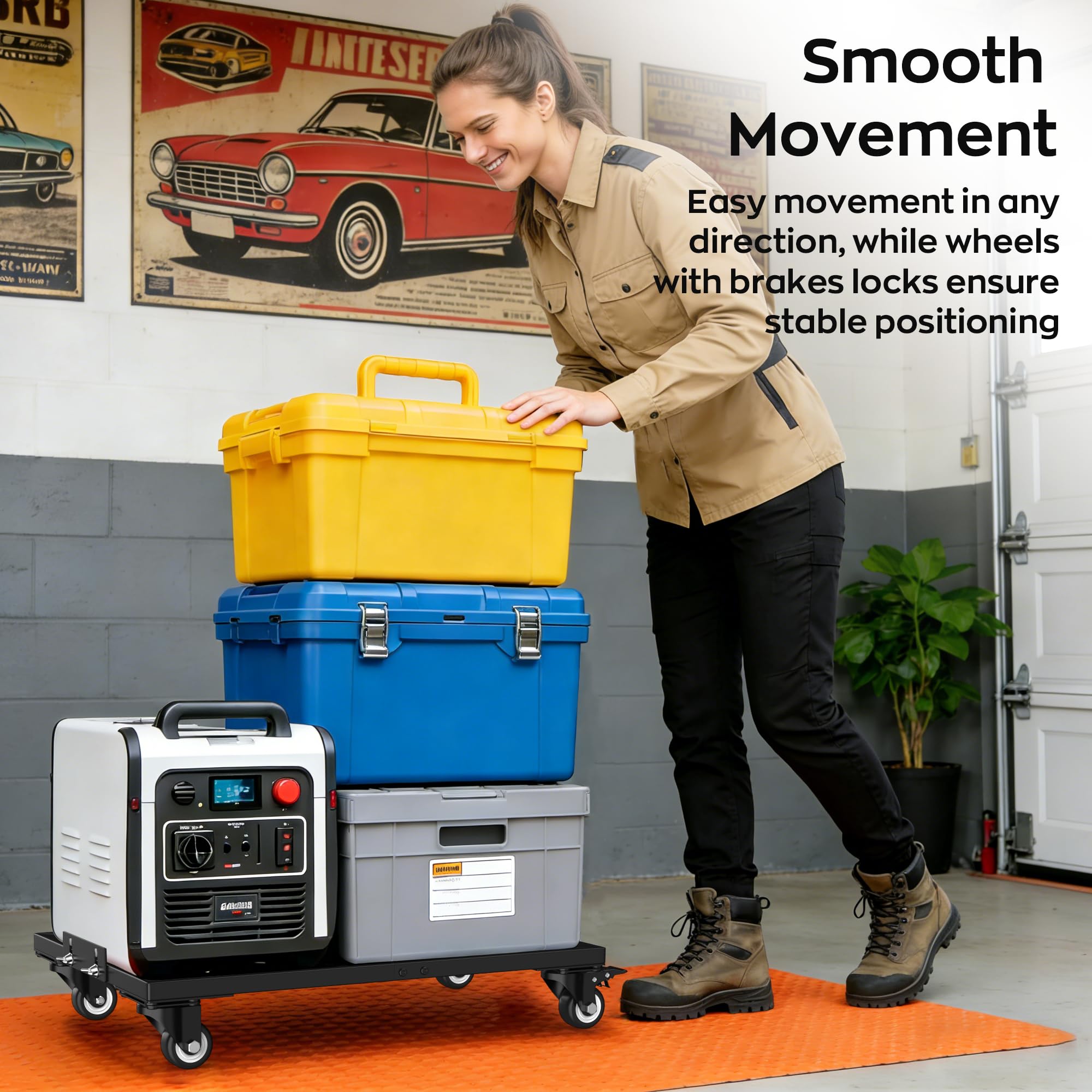 Heavy Duty Furniture Dolly - 1200lbs Capacity -6 Heavy Duty Furniture Dolly - 1200lbs Capacity -6
