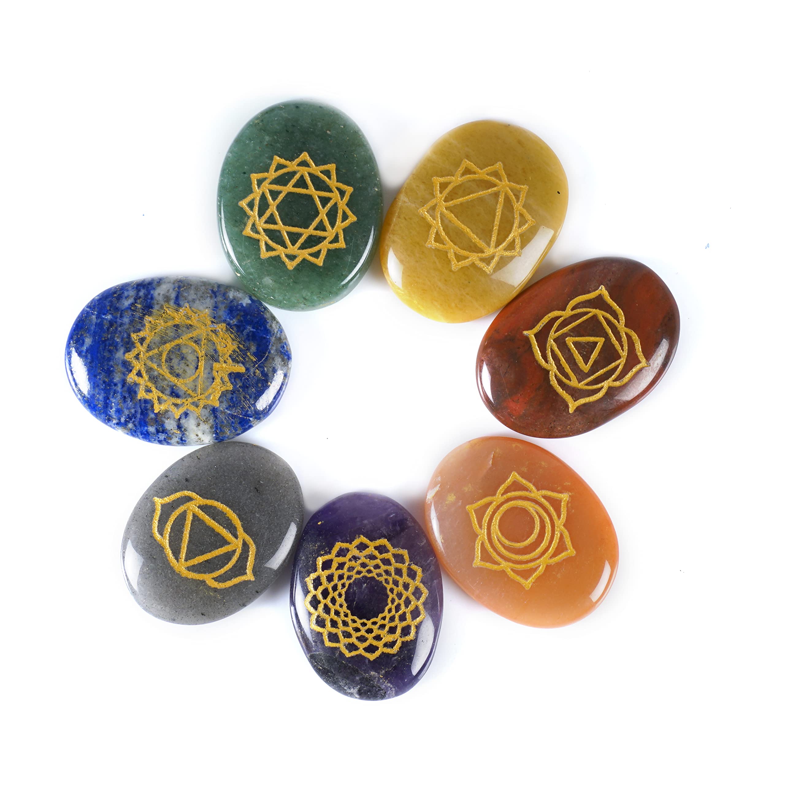 REBUY 7 Chakra Palm Stones Seven Chakra Stones 7 Chakra Palm Stones Healing Chakra Crystals for Meditation & Healing, Set of 7 Palm Stones, Color Multi (B08PZB5XP8) Amazon Price History, Amazon Price Tracker