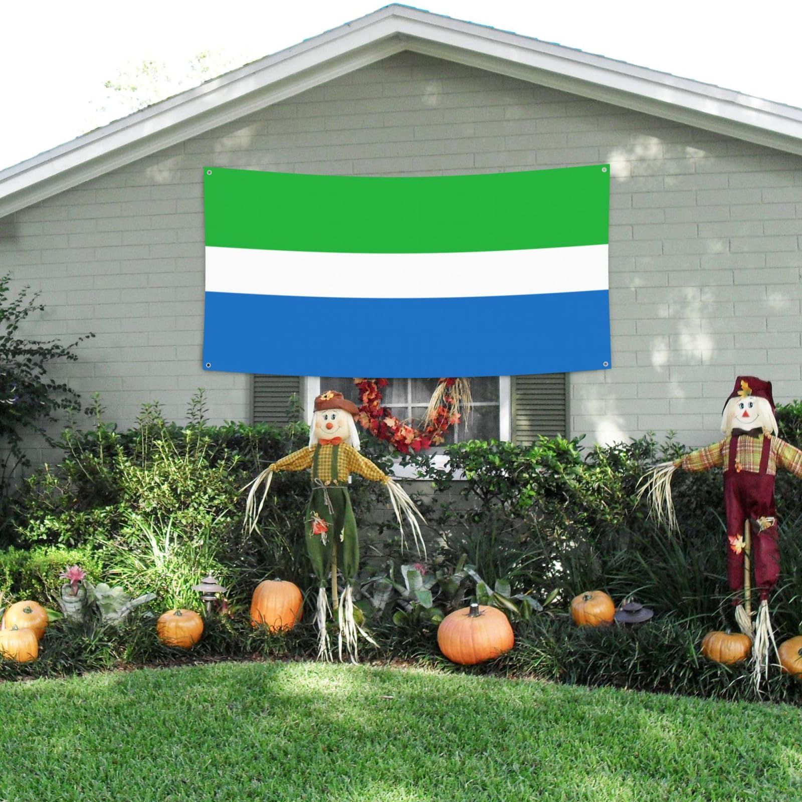 Bandera de Sierra Leona para decoración de fiesta, divertida pancarta de cumpleaños, adecuada para fiestas y eventos temáticos