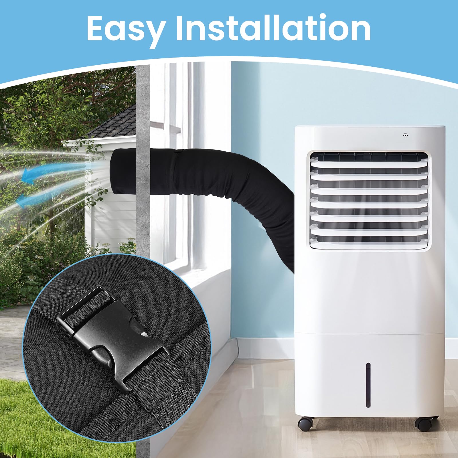 AC Hose Insulation Sleeve - Keep Cool & Save Energy -6