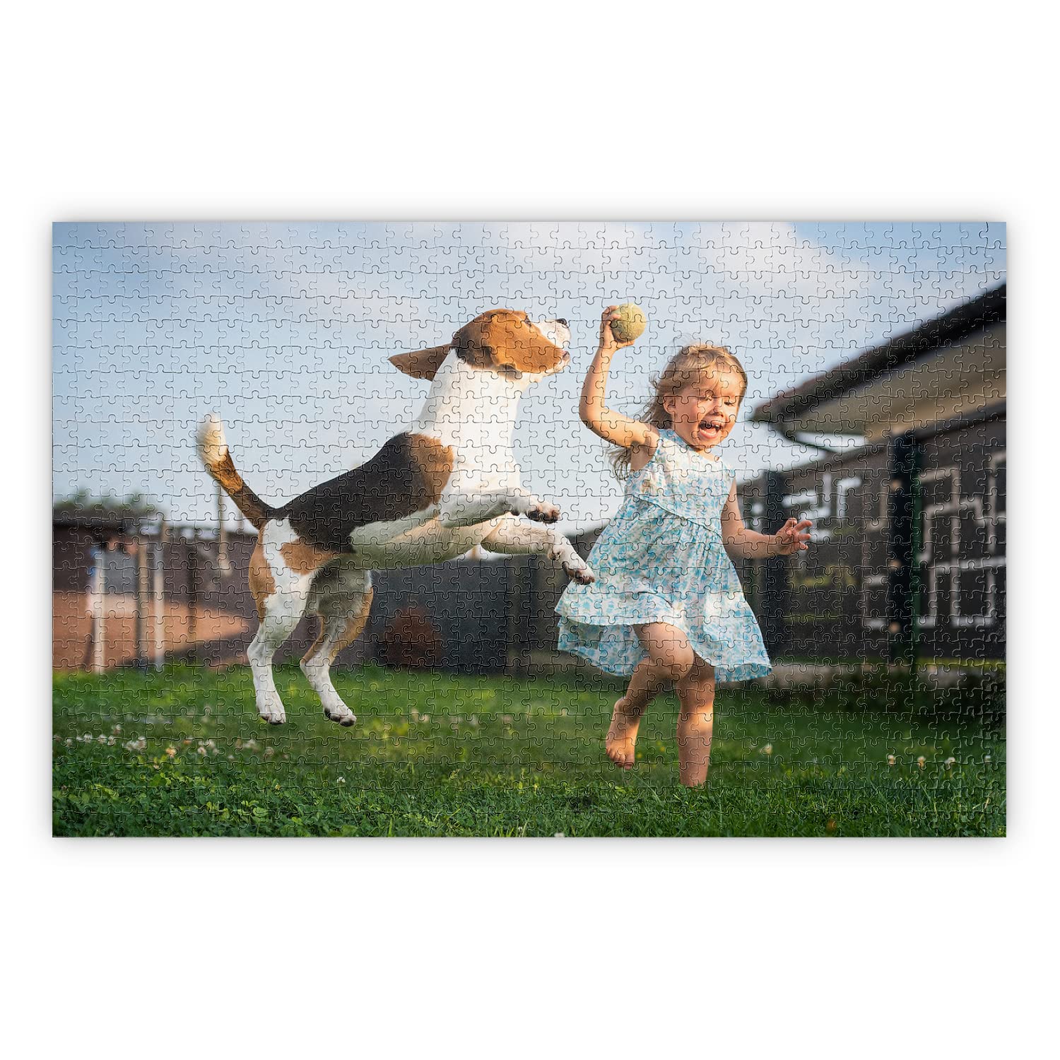 PICANOVA – Puzzle Personalizado – 1000 Piezas (68x44cm) – Rompecabezas con Su Foto – Personalice con la Imagen y Texto Que Quieras – Idea