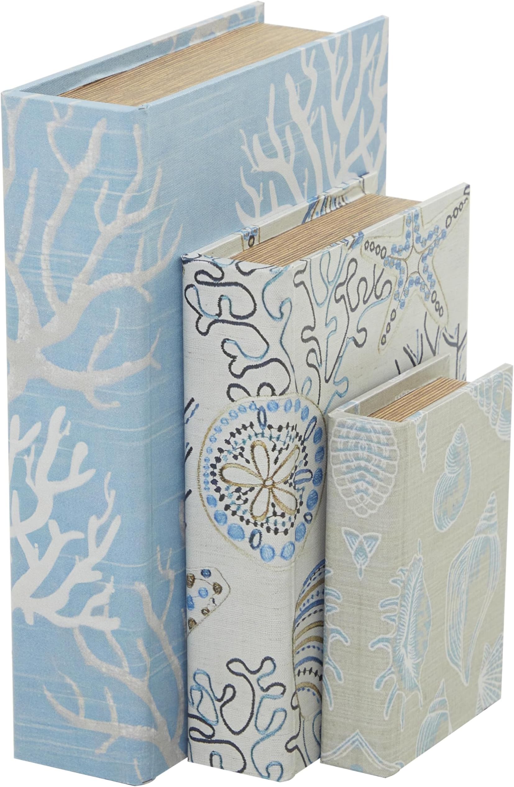 Coastal Light Blue Canvas Box Set
