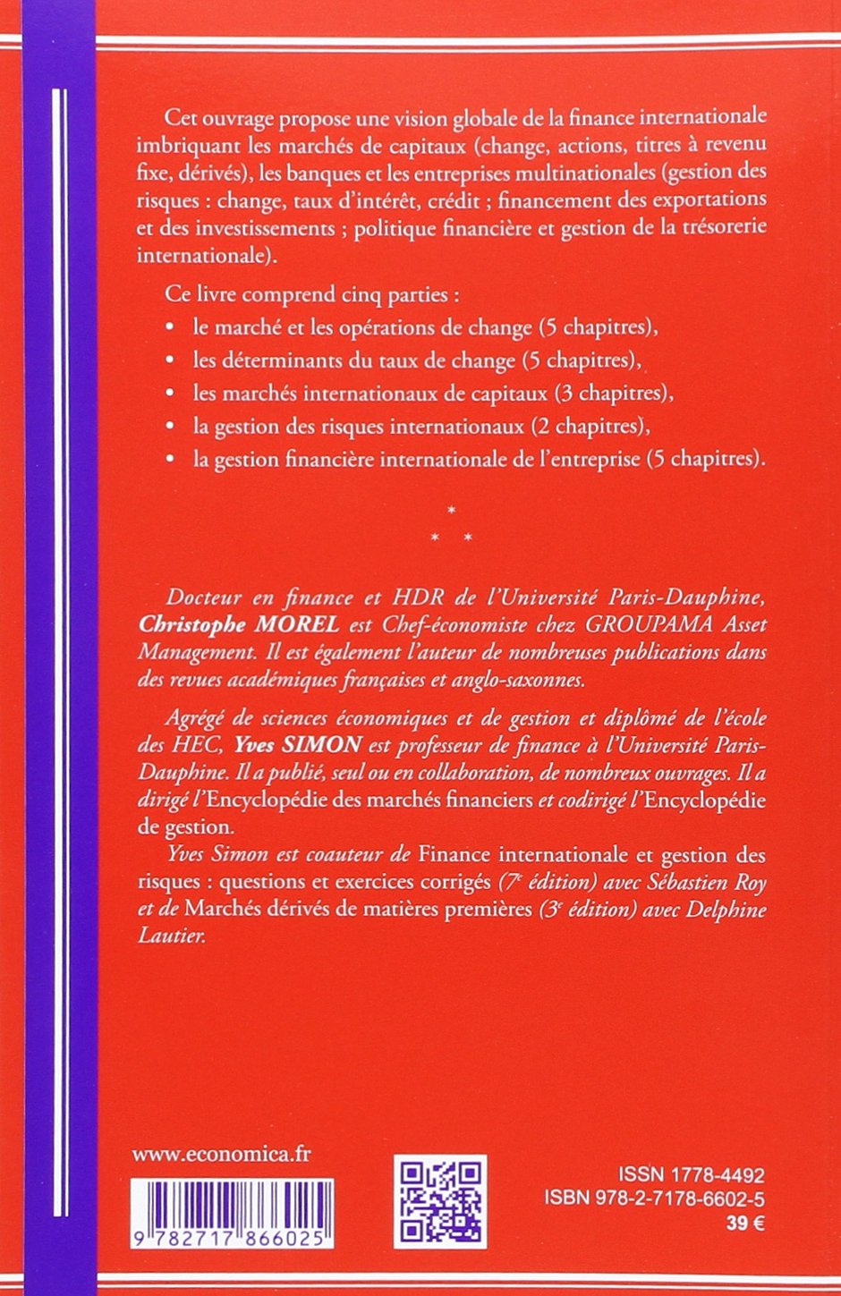 Finance Internationale, 11e ed.
