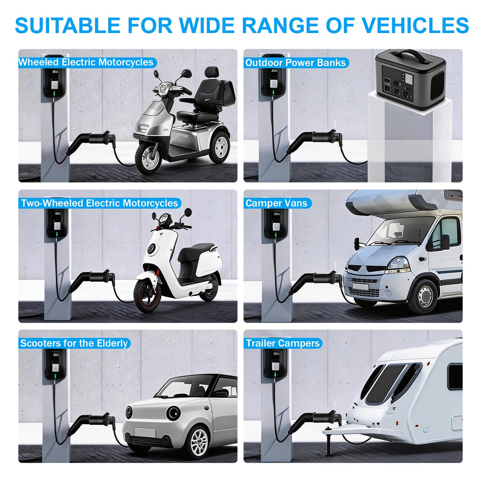 Adattatore Tipo 2 a Schuko 16A 3.5KW per Colonnina Ricarica Auto Elettrica – Cavo V2L Vehicle to Load per MG4 MG5 MG ZS, Plug & Play IP54 Impermeabile per Campeggio Emergenza Viaggi