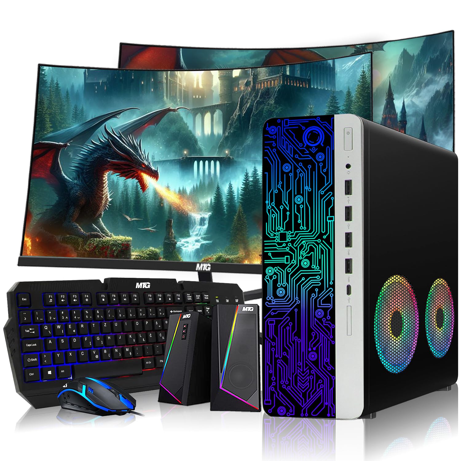 Amazon.com: TechMagnet G3 Desktop RGB Computer PC with Intel