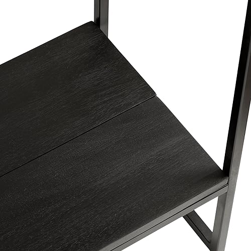 Miniatura 7 de Kate and Laurel Malone - Mesa consola moderna de madera con estante de madera, 36 x 13 x 31 pulgadas, color negro, mesa de entrada de madera de