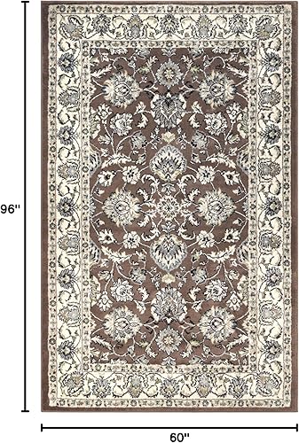 Miniatura 2 de Superior - Tapete elegante - Colección Lille., Polipropileno, Marrón