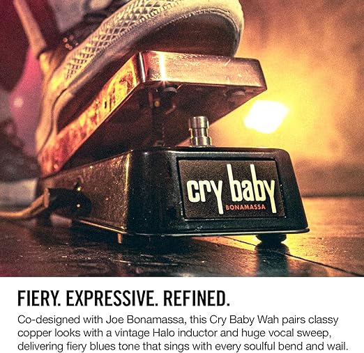 JIM DUNLOP - JB95 - Cry Baby Joe Bonamassa negro : Amazon.es