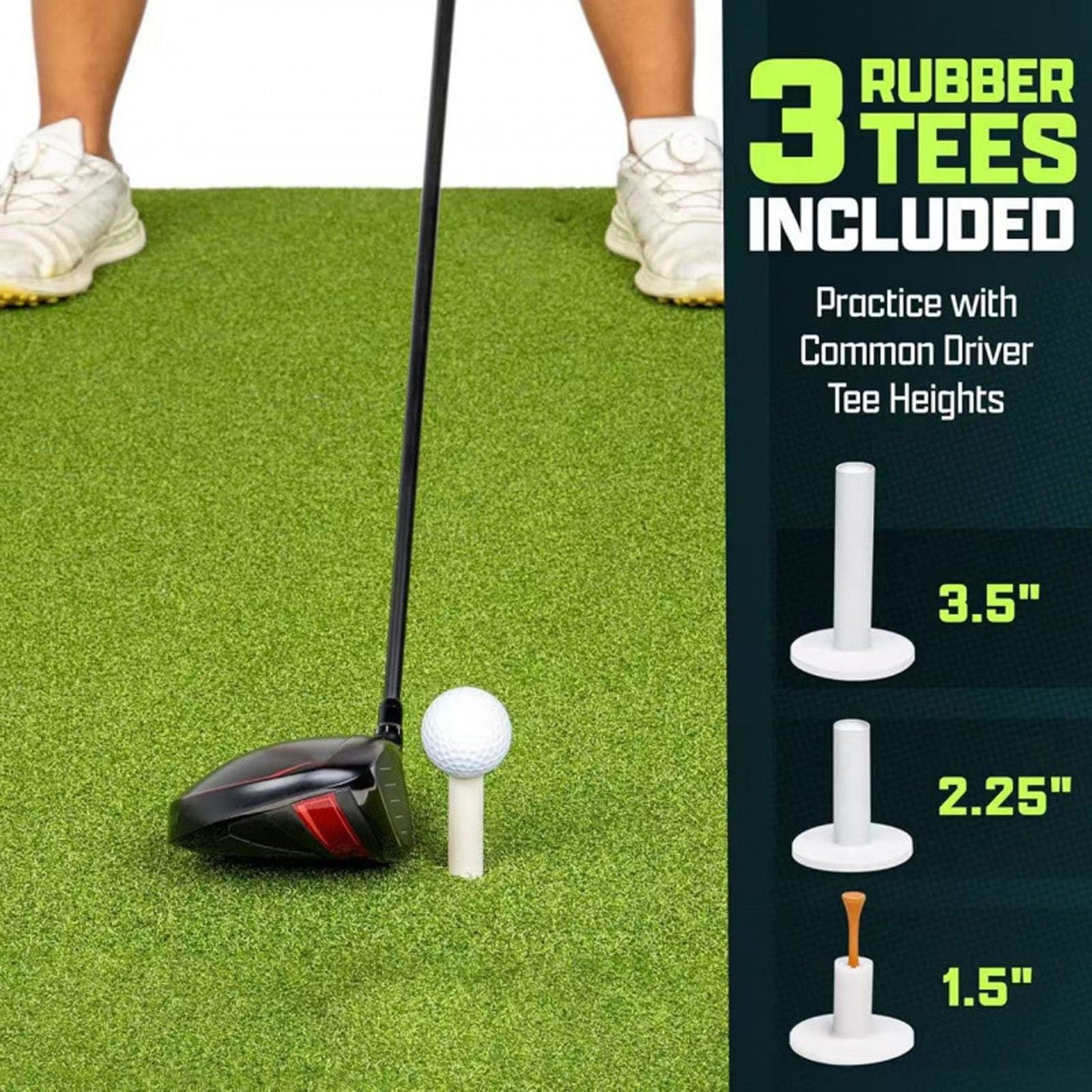 Golf-Schlagmatte, 11mm langes Gras+15mm hochelastisches Kissen
