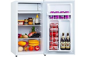 91L Mini Refrigerator with Freezer for Food Storage and Cooled Beverages