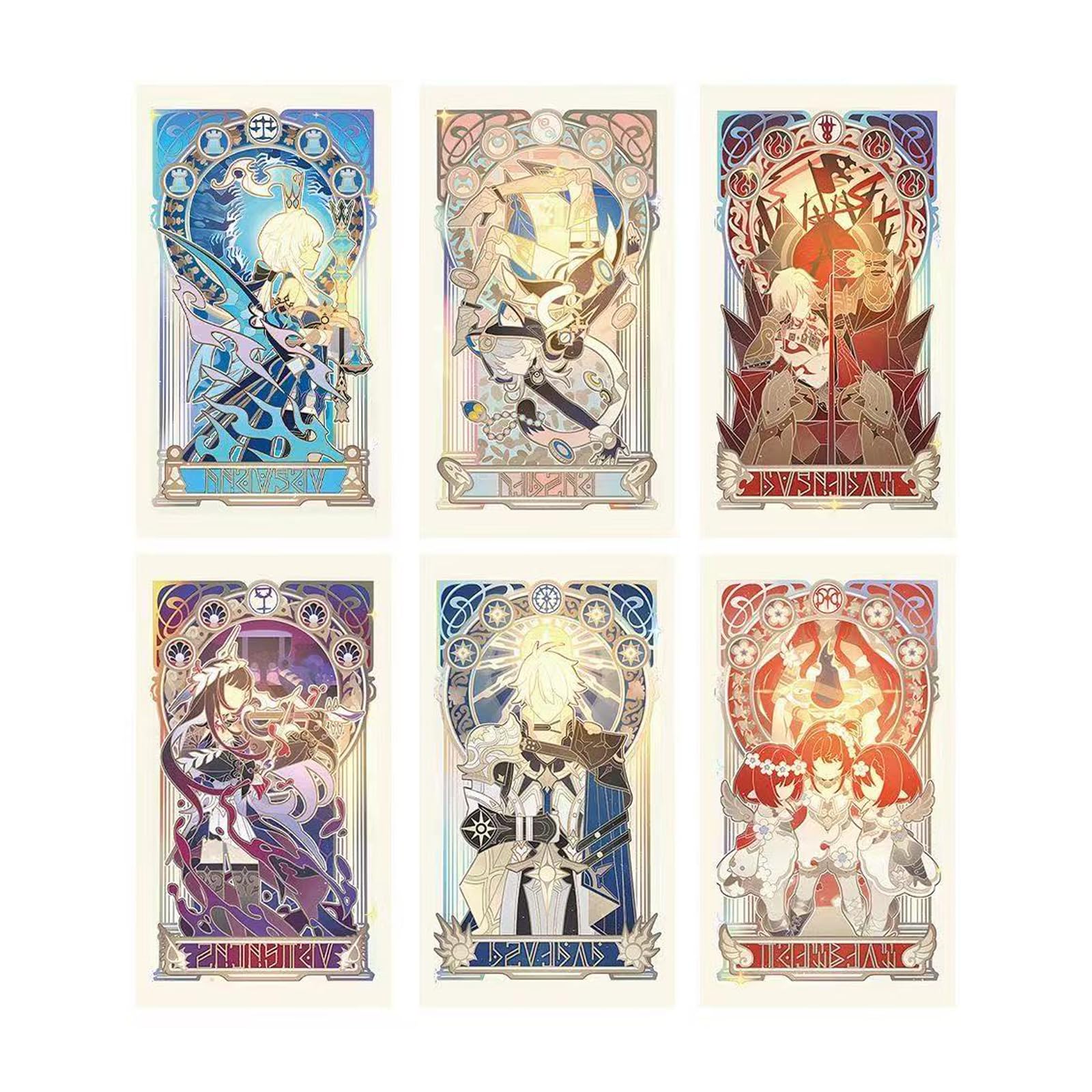 Amazon.co.jp: 崩壊：スターレイル グッズ 黄金裔カード 12/24枚セット