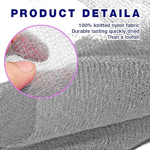 Toalla de ducha exfoliante de 3 piezas, esponja africana, paño de lavado japonés, esponja exfoliante facial, esponja exfoliante corporal para