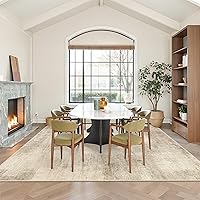 Vista 6 de zesthome Alfombras de 5 x 7 pulgadas - Alfombra lavable resistente a las manchas, alfombras modernas abstractas para sala de estar, dormitorio